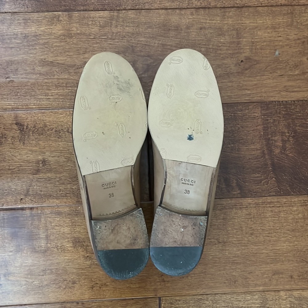 Gucci leather women Loafers Size 8 - Picture 10 of 11
